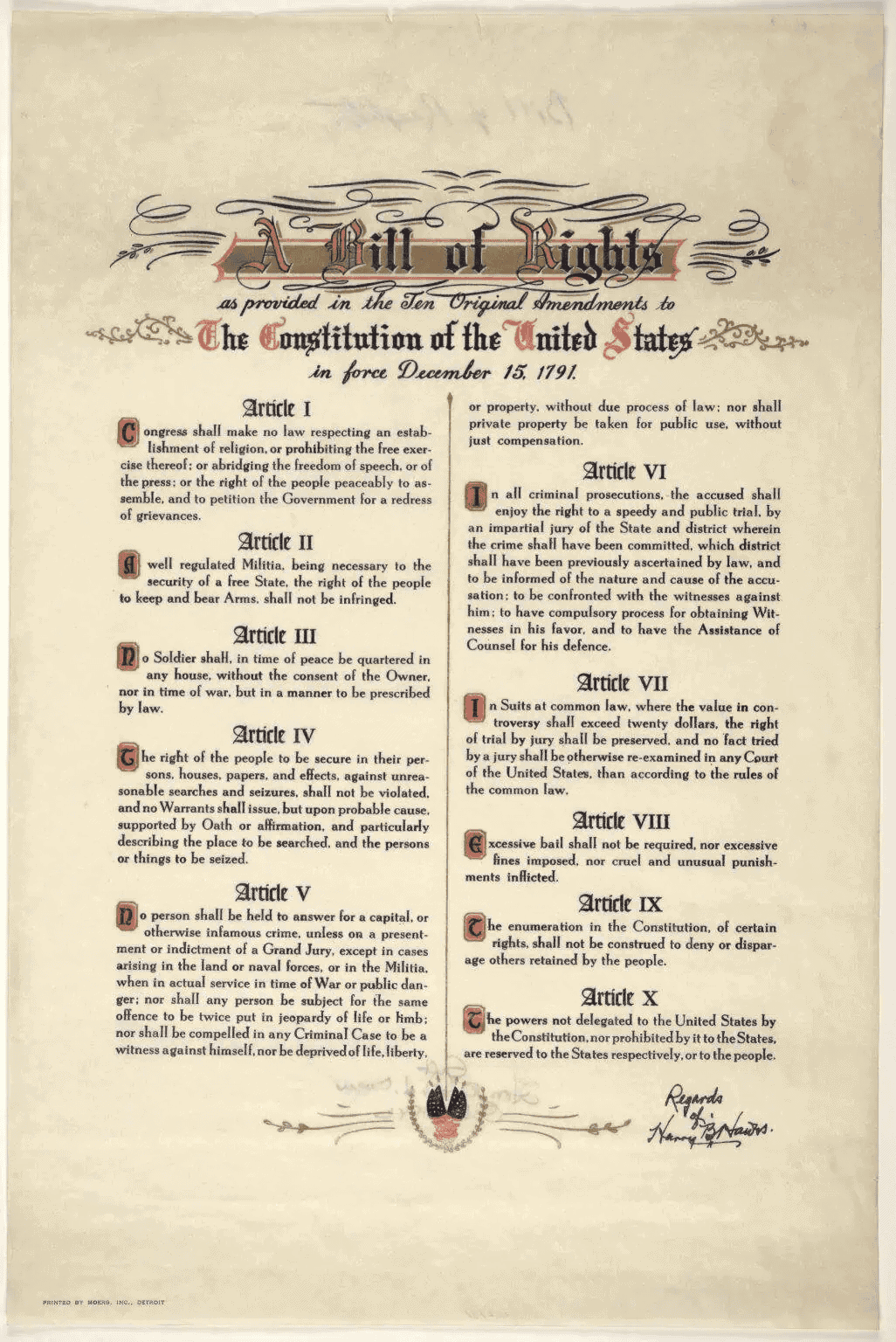 a-bill-of-rights-as-provided-in-the-ten-original-amendments-to-the-constitution-1-1026×1536 A replica image of The Bill of Rights, the first 10 Amendments to the Constitution of the United States of America, for a post about Independence Day. Image courtesy: https://loc.getarchive.net/media/a-bill-of-rights-as-provided-in-the-ten-original-amendments-to-the-constitution